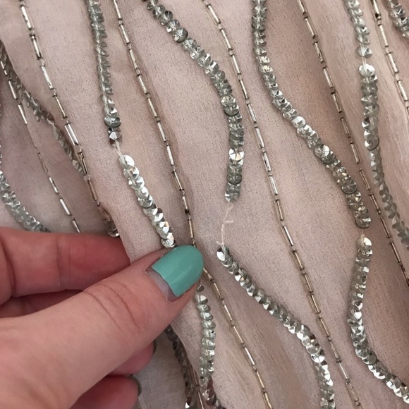 Blush beaded midi skirt - Picture 5 of 5